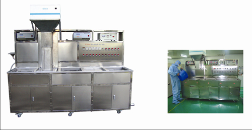 半自動(dòng)晶片夾具超聲波清洗機(圖1) 半自動(dòng)晶片夾具超聲波清洗機(圖1)